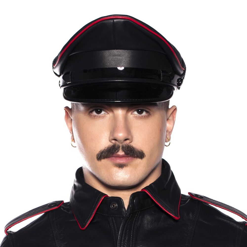 Prowler RED Military Cap in Black and Red - 59cm L